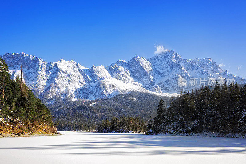 Zugspitze和Eibsee - garmisch partenkirchen, Bavaria